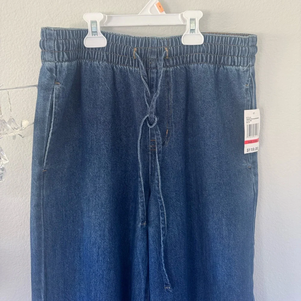 Habitual Dark Blue Wide-Leg Jeans. NWT. Dark wash. - Picture 4 of 4